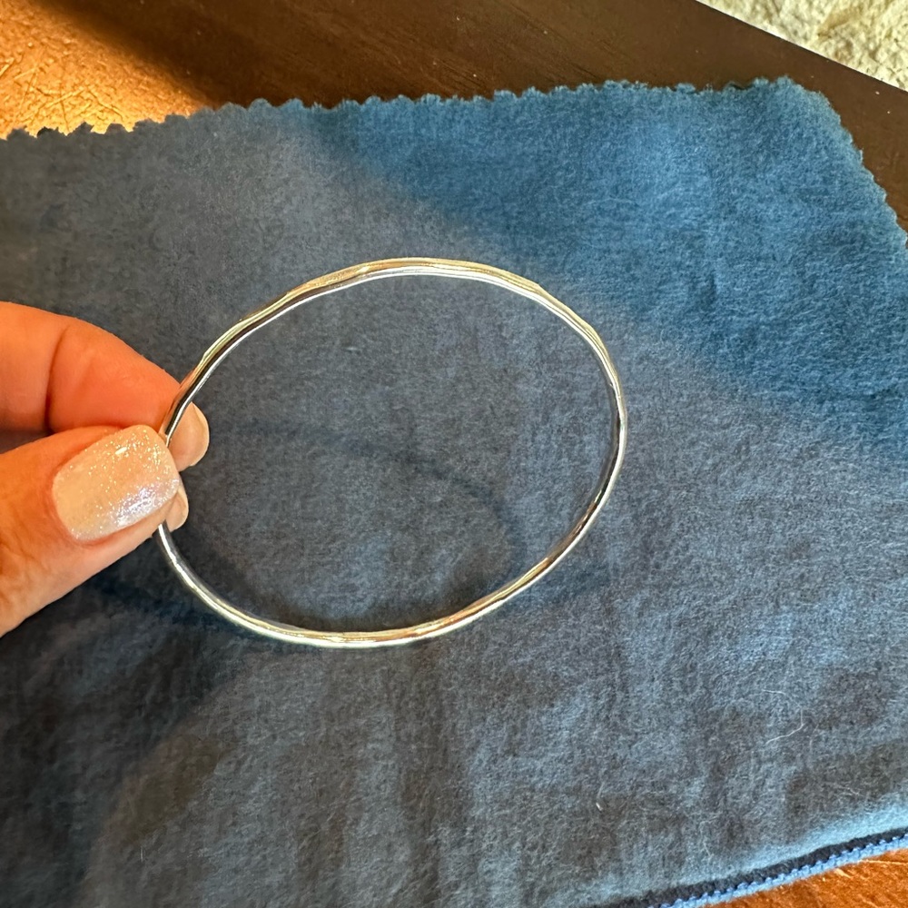 Silver bangle